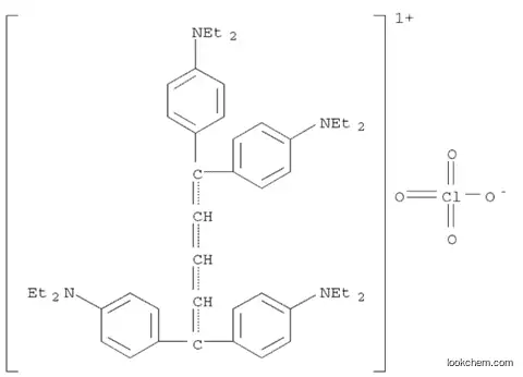 Molecular Structure of 80921-10-4 (Pentadienylium, 1,1,5,5-tetrakis[4-(diethylamino)phenyl]-, perchlorate)